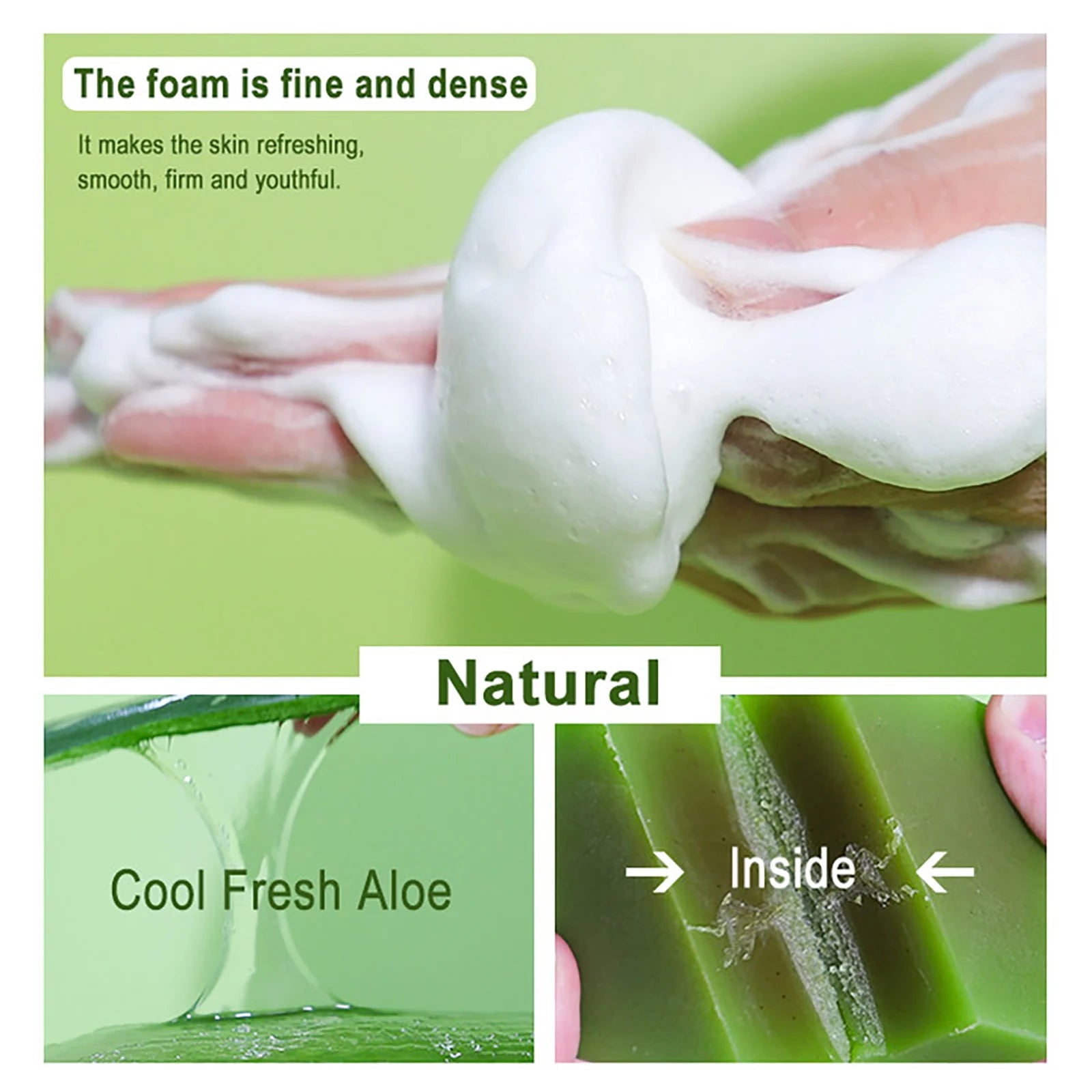 Revitalize Your Skin with Our All-Natural Aloe Vera Soap Bar - Brighten, Hydrate and Fight Acne!