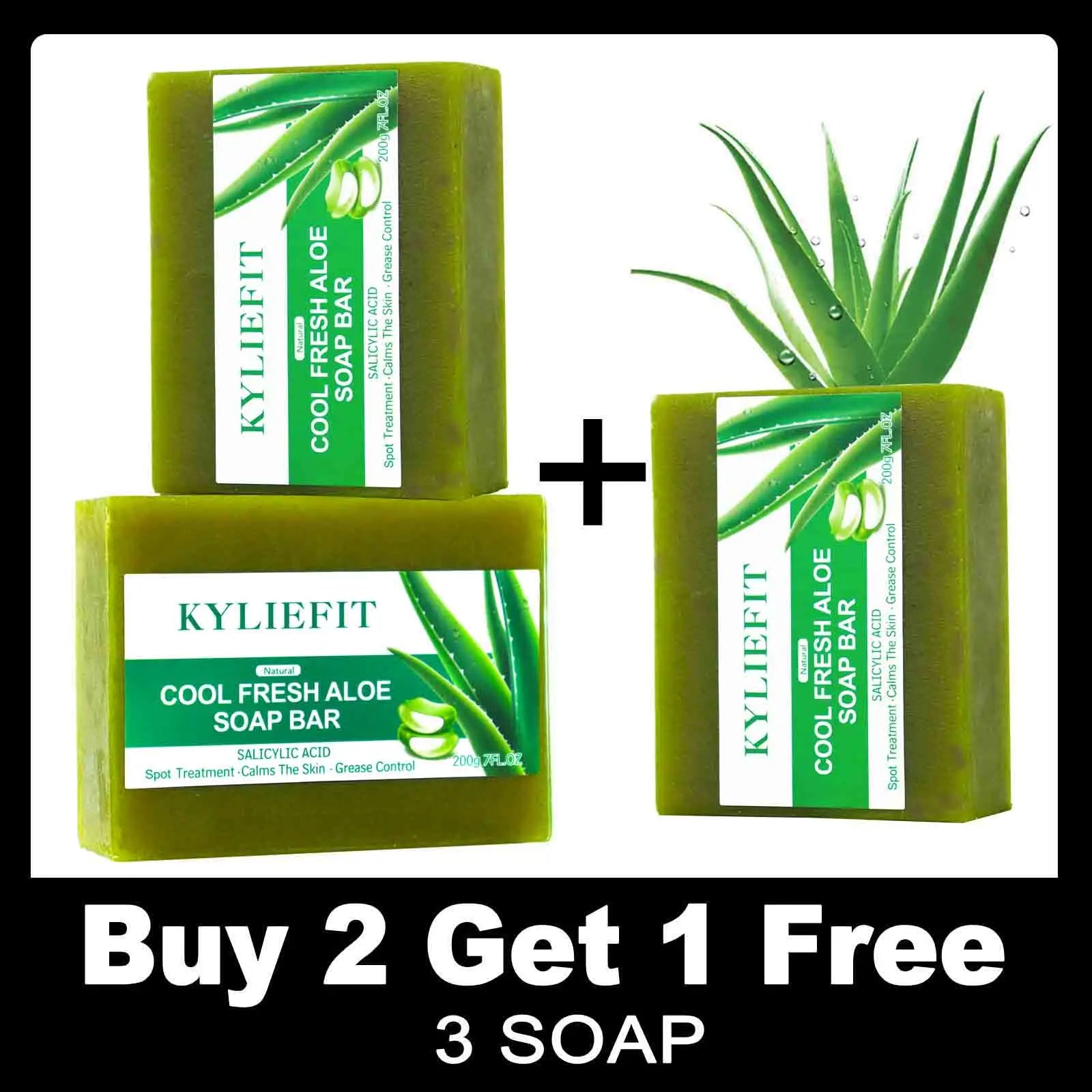 Revitalize Your Skin with Our All-Natural Aloe Vera Soap Bar - Brighten, Hydrate and Fight Acne!
