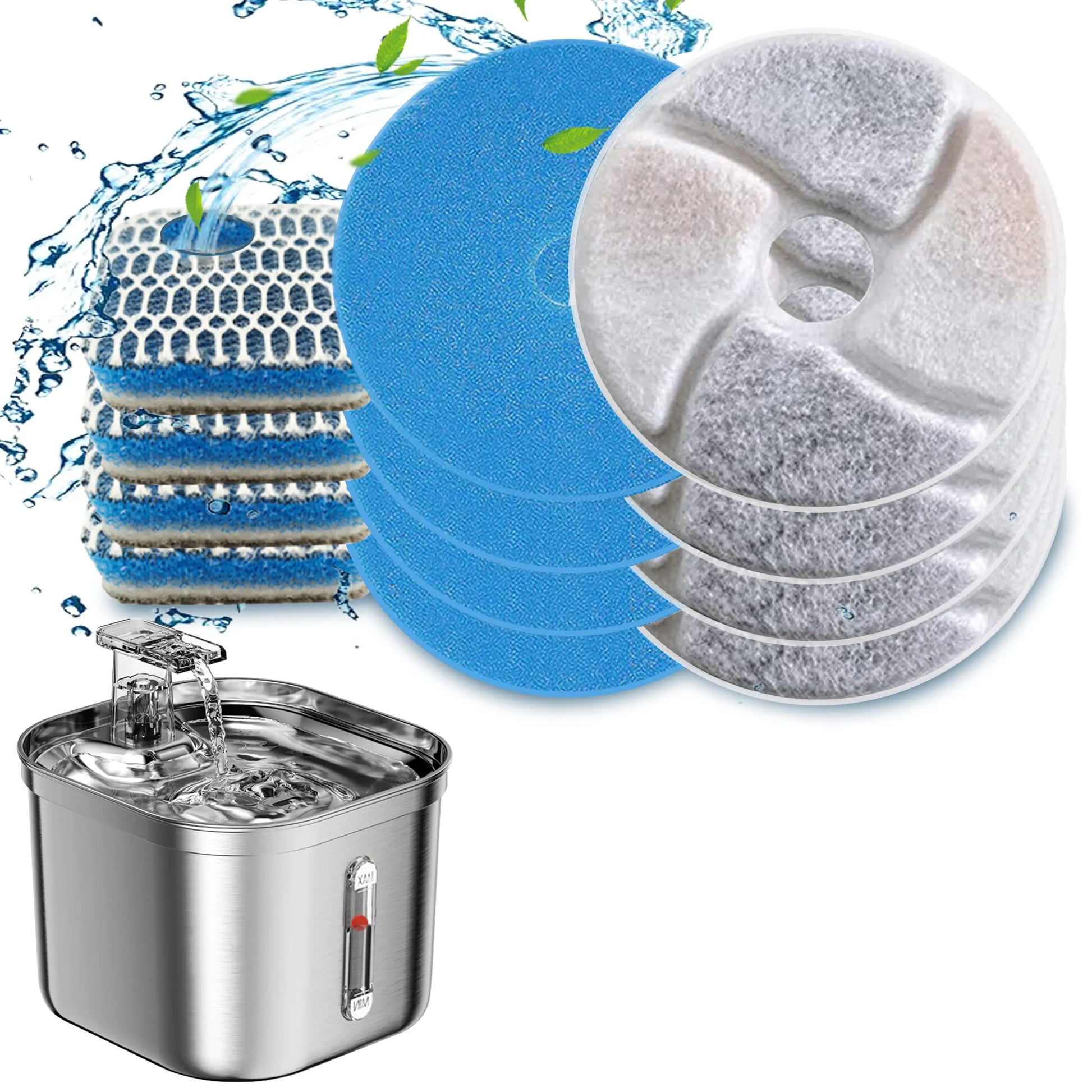 Stainless Steel Pet Water Fountain